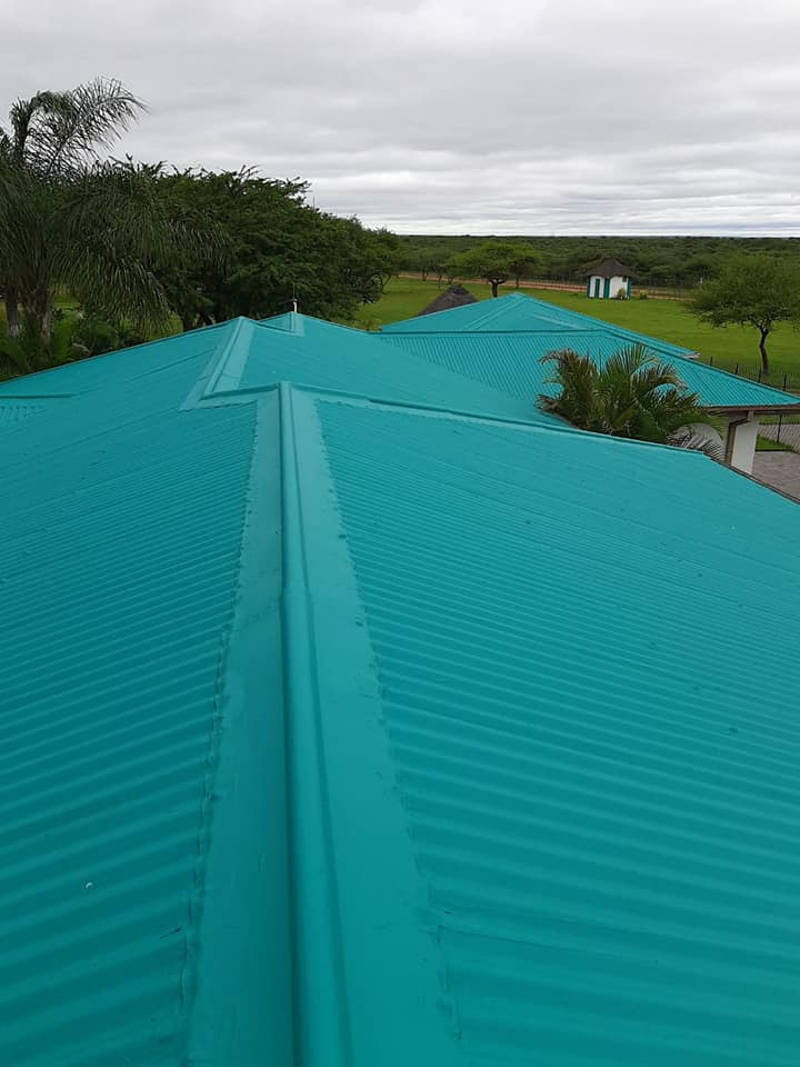 Protected industrial roof