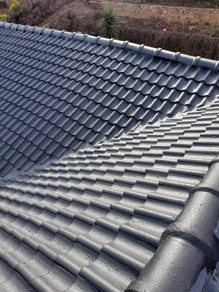 Protected tiled roof